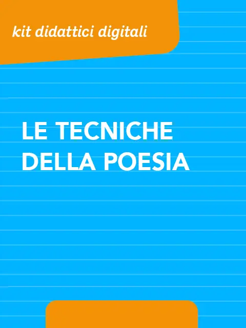 Copertina Le tecniche della poesia