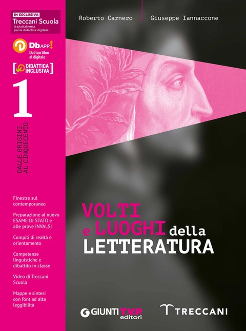 Cover Volti e luoghi della letteratura - volume 1