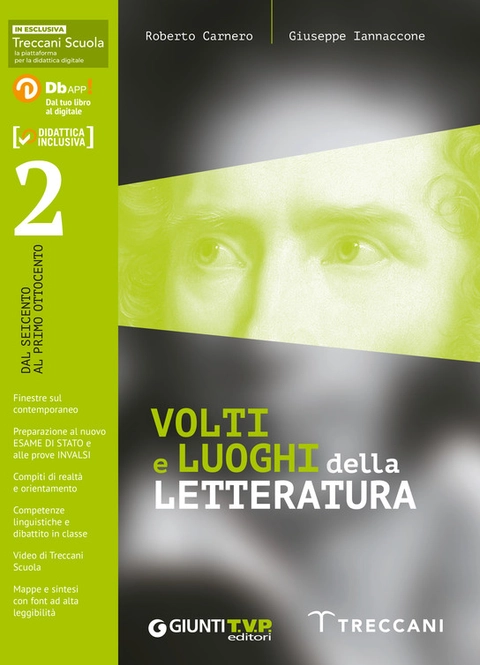 Copertina Volti e luoghi della letteratura - volume 2