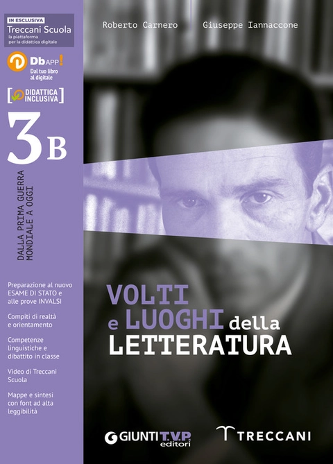 Copertina Volti e luoghi della letteratura - volume 3B