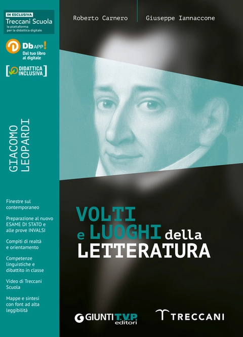 Cover Volti e luoghi della letteratura - Giacomo Leopardi