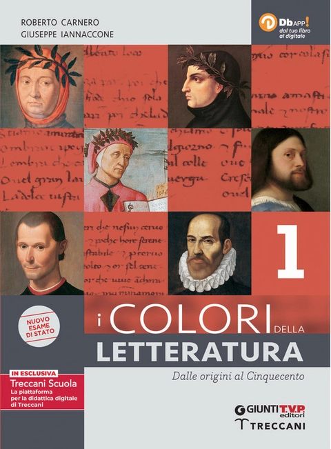 Copertina I colori della letteratura ed. NUOVO ESAME DI STATO - volume 1