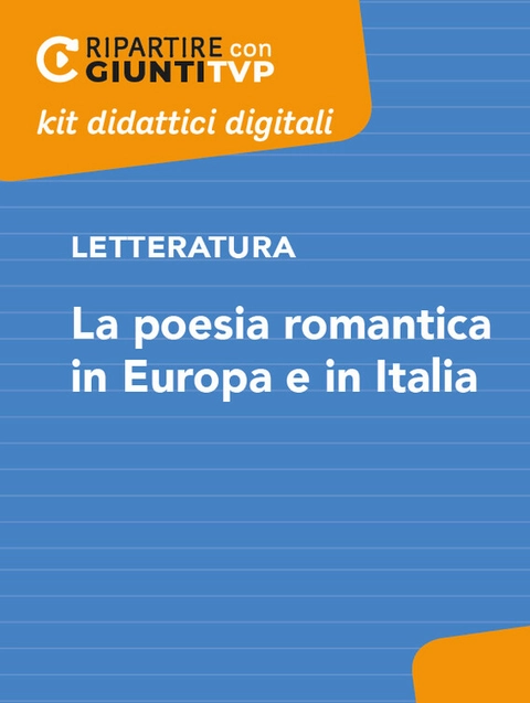 Cover La poesia romantica in Europa e in Italia