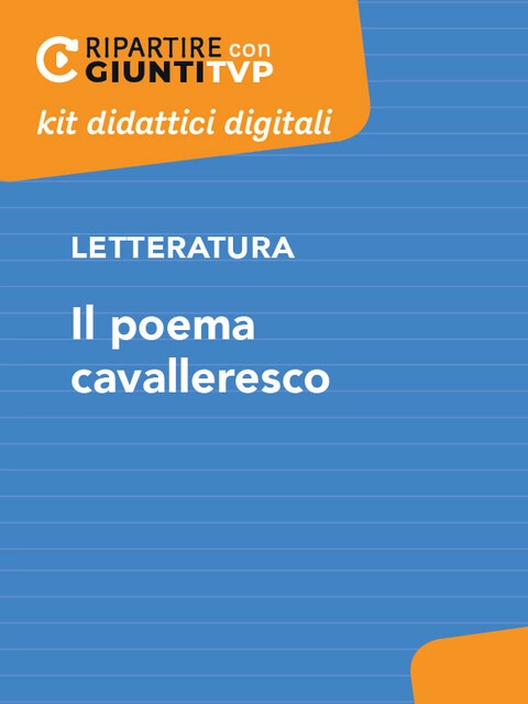 Cover Il poema cavalleresco