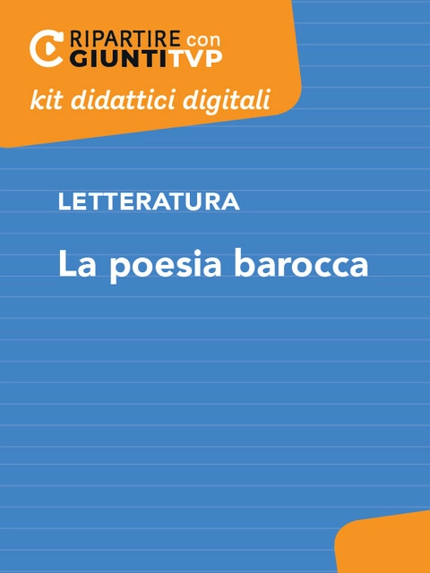 Cover La poesia barocca