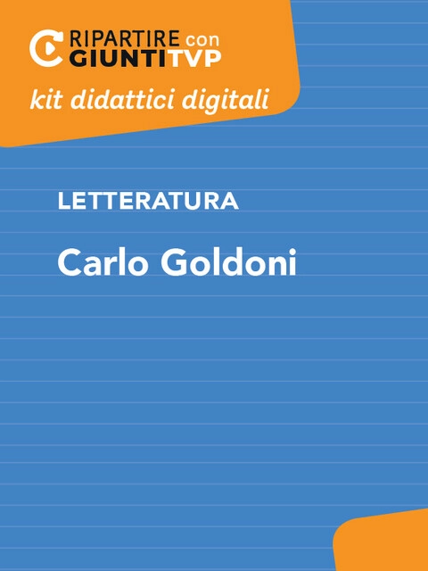 Cover Carlo Goldoni