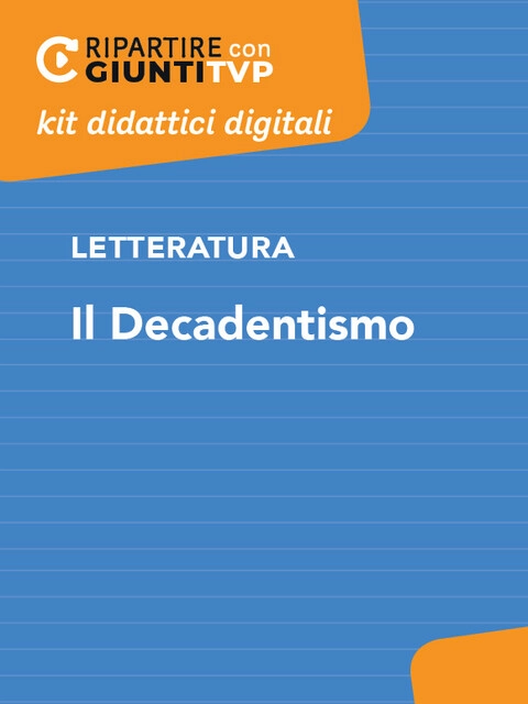 Cover Il Decadentismo