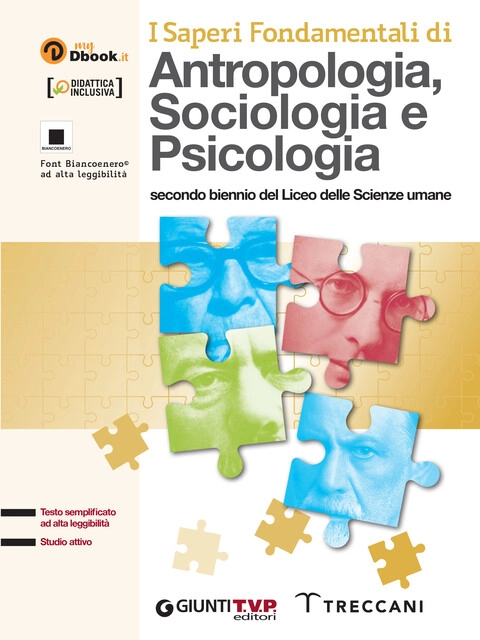 Cover I Saperi Fondamentali di Antropologia, Sociologia e Psicologia