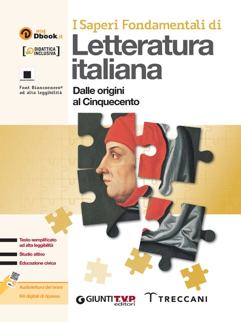 Copertina I Saperi Fondamentali di Letteratura italiana - volume 1