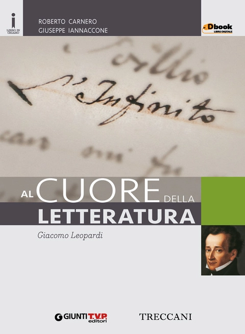 Copertina Al cuore della letteratura - Giacomo Leopardi