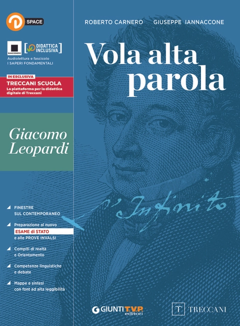 Copertina Vola alta parola - Giacomo Leopardi