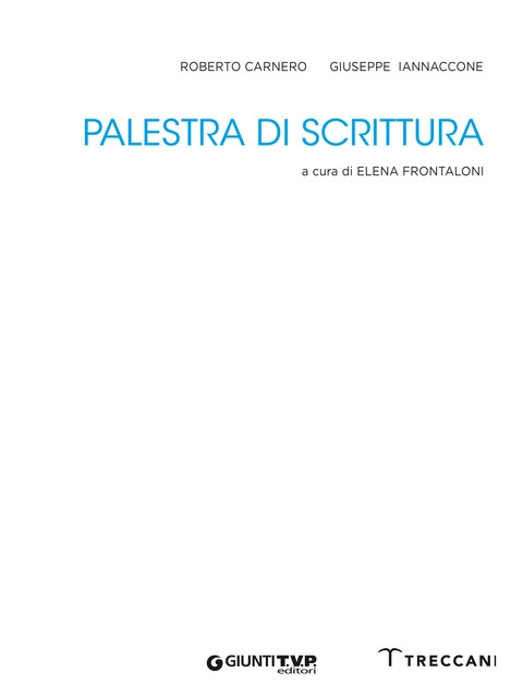 Copertina Palestra di scrittura