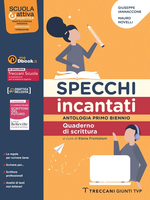 Copertina Specchi incantati - Quaderno di scrittura