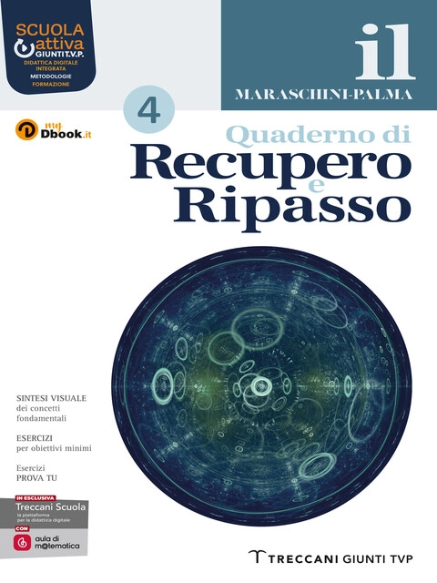 Copertina Il Maraschini-Palma. Quaderno di recupero e ripasso - volume 4