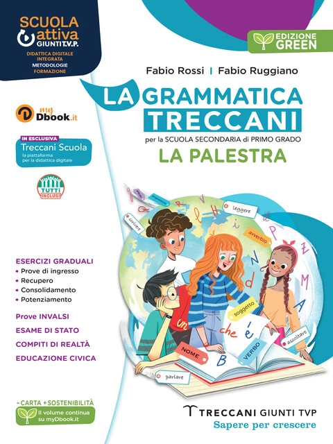 Cover La Grammatica Treccani - La palestra GREEN