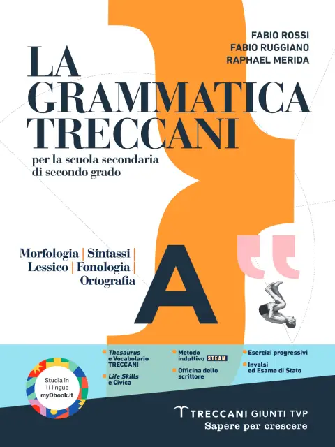 Copertina La Grammatica Treccani - volume A