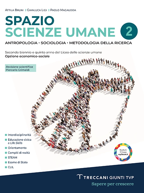 Cover Spazio Scienze umane - volume 2