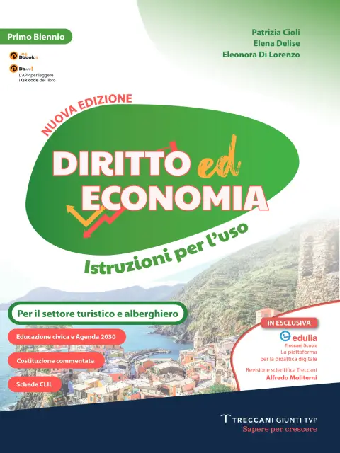 Copertina Diritto ed economia. Istruzioni per l’uso – Per il settore turistico ed alberghiero