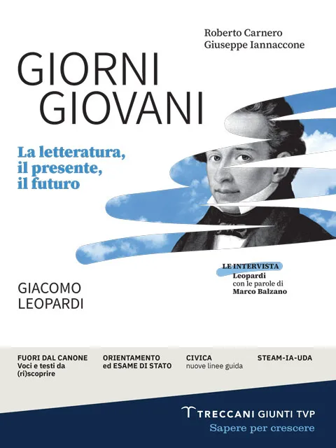 Copertina Giorni giovani - Giacomo Leopardi